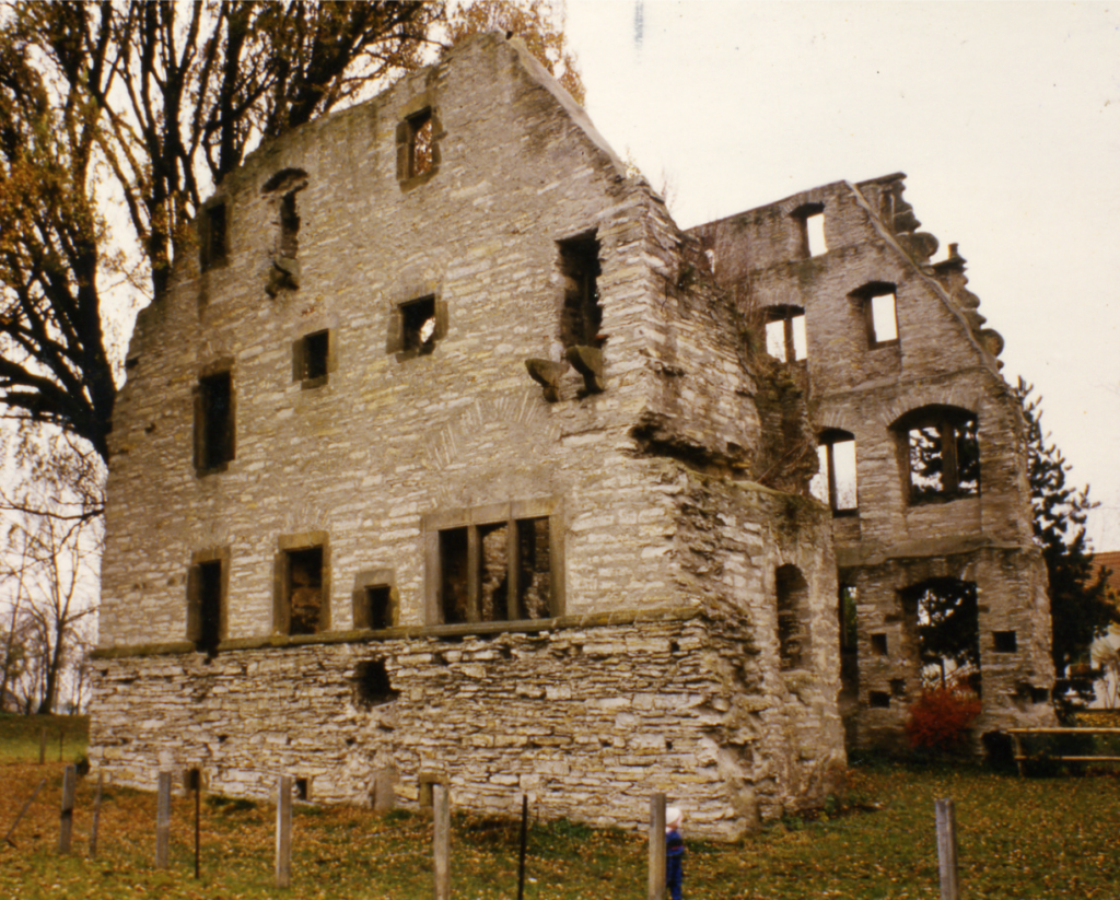 Herrenhaus von Süden (ca. 1980).